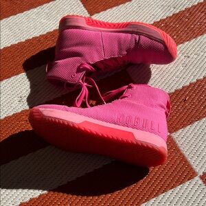 NOBULL Pink Athletic High-Top Training Shoes